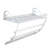 POSEIDON TOWEL RACK WALL MOUNT - WHITE PEWTER